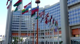 foto bendera negara dunia yang berada dibawah naungan PBB