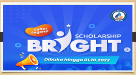 informasi beasiswa Beasiswa Bright Scholarship 9 2023, bagi mahasiswa jenjang D4/S1