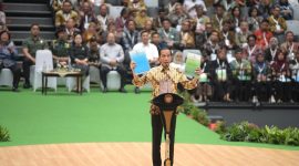 foto Presiden Jokowi di acara Festifal Like