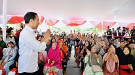 foto Presiden Jokowi saat Jumpa masyarakat