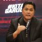 Foto Erick Thohir saat Konferensi Pers PSSI