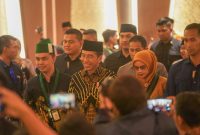 foto Presiden Jokowi saat menghadiri kongres HMI