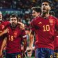 Potret selebrasi goal timnas Spanyol