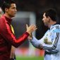 Foto Messi dan Ronaldo