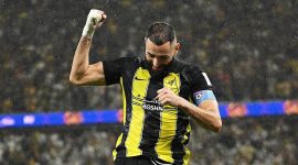 Selebrasi Benzema Setelah Mencetak Goal