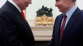 foto Pertemuan Putin dan Netanyahu, Sumber Newyork times