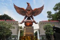 Foto Patung Garuda di UNNES