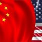 Bendera China dan Amerika Serikat