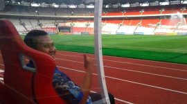 Foto Arief Eka Didalam Stadion GBK 