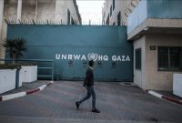 Foto Genung Pengungsian Yang Dikelola UNRWA