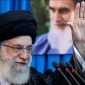 Foto Ayatollah Khamenei dalam acara resmi