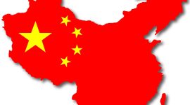 bendera China sesuai dengan peta