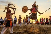 Peragaan salah satu gerakan perang