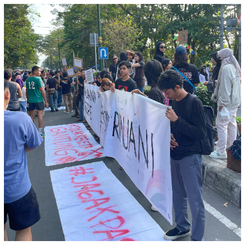 Dokumentasi Aksi Damai Jaga Rinjani